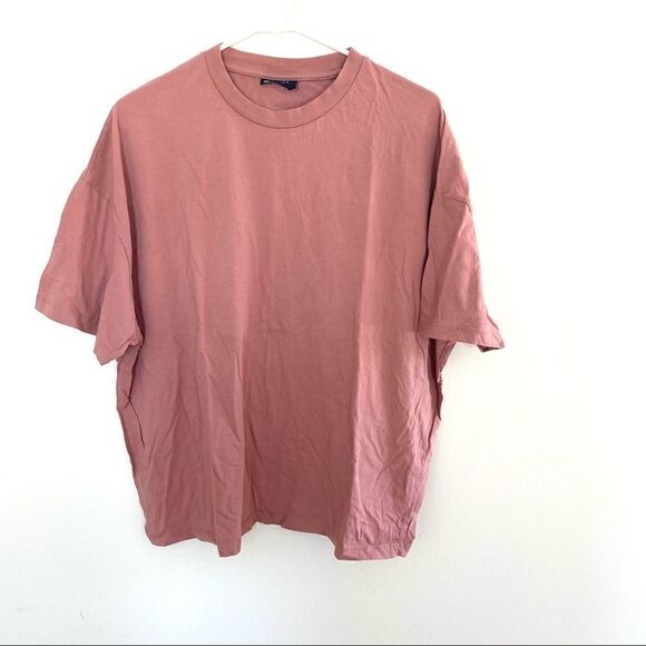 ASOS design over sized pink short sleeve shirt medium - Picture 1 of 5